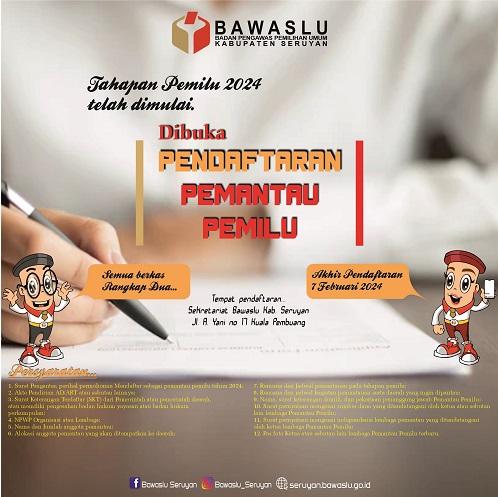 Pendaftaran Pemantau Pemilu 2024