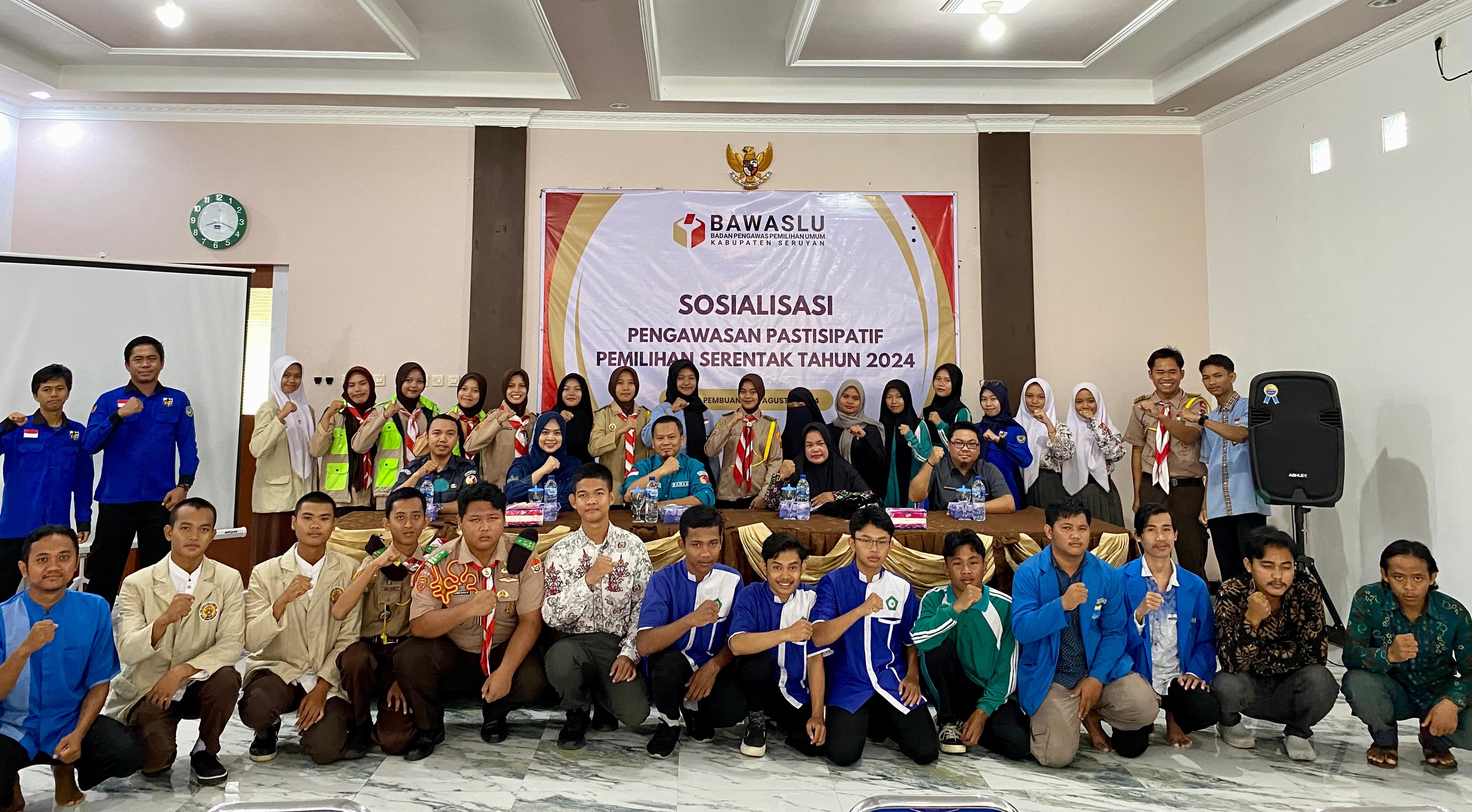 Bawaslu Kabupaten Seruyan Adakan Kegiatan Sosialisasi Pengawasan Partisipatif Pemilihan Serentak Tahun 2024
