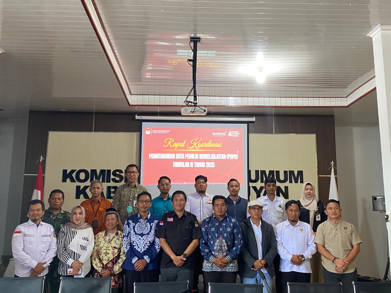 Bawaslu Kabupaten Seruyan Hadiri Rakor PDPB Triwulan IV