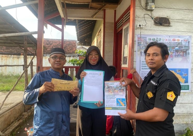 Saka Adhyasta Pemilu Bawaslu Kabupaten Seruyan Bersama Gabungan Organisasi Gelar Penggalangan Dana Peduli Bencana
