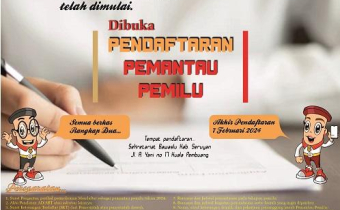 Pendaftaran Pemantau Pemilu 2024