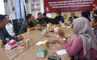 Bawaslu Kabupaten Seruyan Hadiri Sosialisasi Penerimaan Laporan Dana Kampanye dan Audit Laporan Pemilihan Bupati dan Wakil Bupati Seruyan 2024