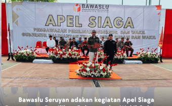 Berita: Bawaslu Seruyan Adakan Kegiatan Apel Siaga Pengawasan Pemilihan Gubernur dan Wakil Gubernur Kalimantan Tengah Serta Pemilihan Bupati dan Wakil Bupati Seruyan Tahun 2024