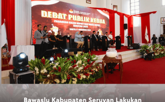Bawaslu Kabupaten Seruyan Lakukan Pengawasan Debat Kedua Paslon Bupati Dan Wakil Bupati Seruyan Tahun 2024