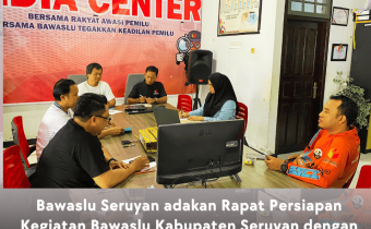 Berita: Bawaslu Seruyan Adakan Rapat Persiapan Kegiatan dengan 2 Agenda Utama: Apel Siaga dan Pengawasan Partisipatif