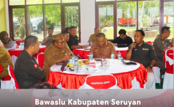 Bawaslu Kabupaten Seruyan Memberikan Masukan Pada Rapat DESK Pilkada Kabupaten Seruyan