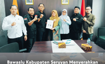 Bawaslu Seruyan Serahkan Laporan Akhir Divisi Penanganan Pelanggaran ke Bawaslu RI di Jakarta