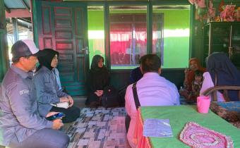 KPU Seruyan Lakukan Coklit PDPB di Desa Sungai Undang, Bawaslu Lakukan Pengawasan Langsung