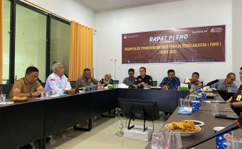 Bawaslu Kabupaten Seruyan Hadiri Rapat Pleno Rekapitulasi PDPB Triwulan II Tahun 2025