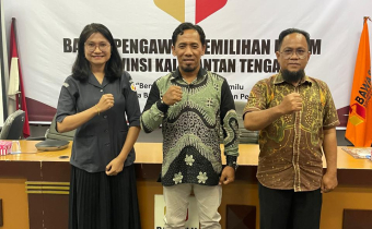 Bawaslu Kabupaten Seruyan Ikuti Evaluasi Pelaksanaan Anggaran dan Akuntabilitas Pengelolaan Keuangan Semester I Tahun 2025