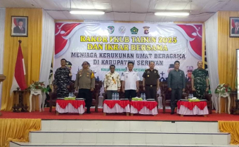 Bawaslu Seruyan Ikuti Ikrar Bersama Jaga Kerukunan Umat Beragama
