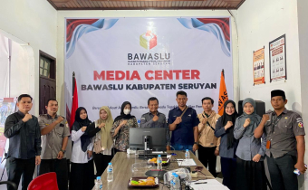 Bawaslu Kabupaten Seruyan Gelar Rapat Dalam Kantor Pengelolaan Kehumasan, Peliputan, dan Informasi Publik