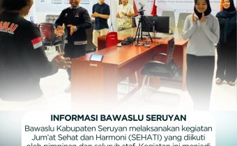Bawaslu Kabupaten Seruyan Laksanakan Kegiatan Jum’at SEHATI untuk Perkuat Kebersamaan dan Semangat Kerja