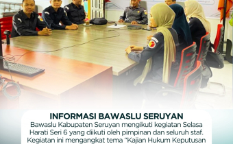 Bawaslu Kabupaten Seruyan Ikuti Kegiatan Selasa Harati Seri 6 tentang Pencegahan dan Penanganan Kekerasan Seksual