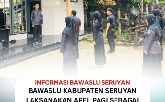 Bawaslu Kabupaten Seruyan Laksanakan Apel Pagi sebagai Penguatan Disiplin dan Semangat Kerja