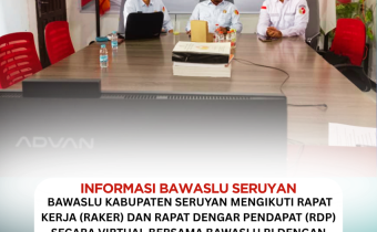 Bawaslu Kabupaten Seruyan Ikuti Rapat Kerja dan Rapat Dengar Pendapat Bersama Bawaslu RI Bahas LKPP APBN Tahun Anggaran 2025