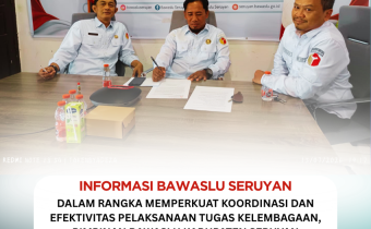 Bawaslu Kabupaten Seruyan Gelar Rapat Pleno Pimpinan Bahas Penguatan Koordinasi dan Evaluasi Kinerja Kelembagaan