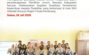 Sosialisasi Pemahaman Kepemiluan bagi Penyandang Disabilitas selama PDPB