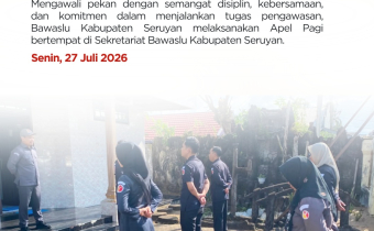 Apel Pagi: Tingkatkan Koordinasi, Wujudkan Pengawasan Berkualitas