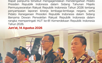 Bawaslu Kabupaten Seruyan Hadiri Rapat Paripurna Ke-14 DPRD Kabupaten Seruyan