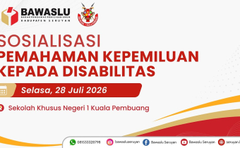 Bawaslu Kabupaten Seruyan Gelar Sosialisasi Pemahaman Kepemiluan Kepada Penyandang Disabilitas