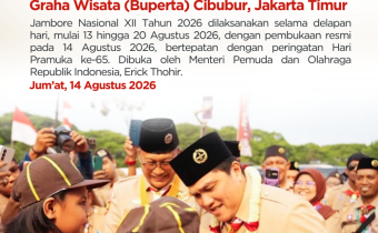 Pamong Saka Adhyasta Pemilu Bawaslu Kabupaten Seruyan Ikuti Jambore Nasional XII Tahun 2026